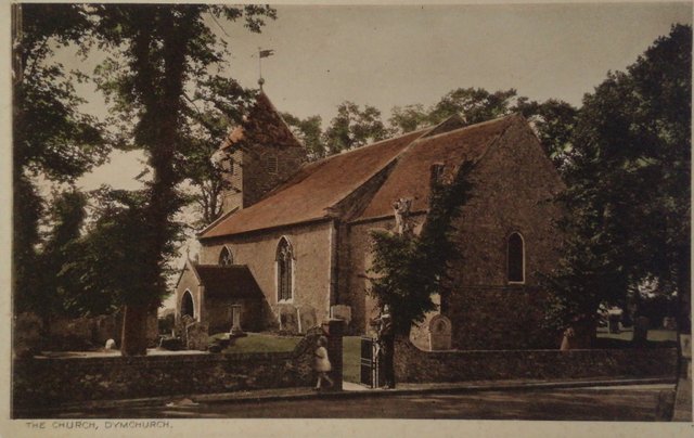 Old postcard: The Church, Dymchurch, Kent